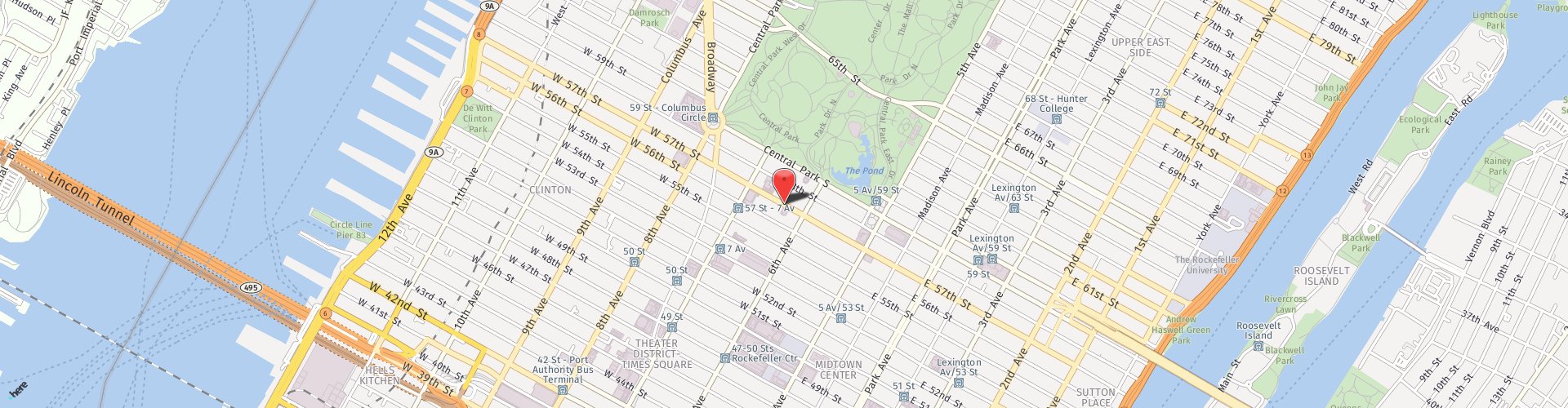 Location Map: 119 W 57th St New York, NY 10019