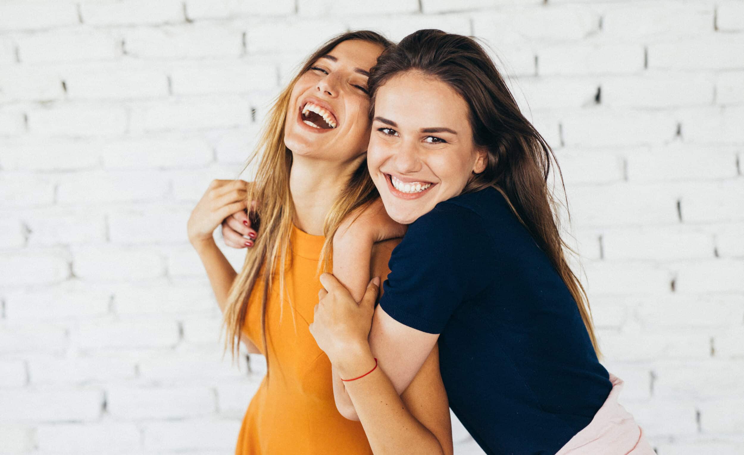 Friends dancing indoors